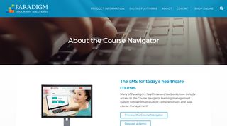 Course Navigator - Paradigm Education Solutions