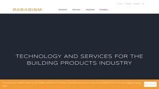 Paradigm | Technology & Services For The Building Products Industry