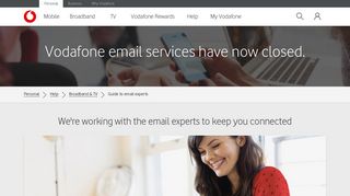About Vodafone email closure - Vodafone NZ