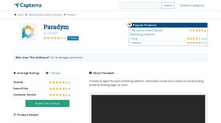 Paradym Reviews and Pricing - 2019 - Capterra