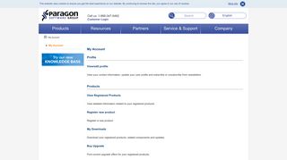 My Account - Paragon Software