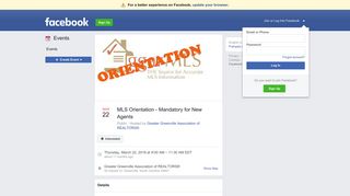 MLS Orientation - Mandatory for New Agents - Facebook