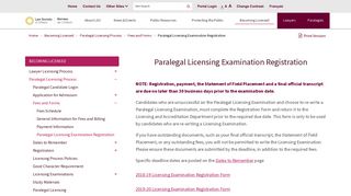 Paralegal Licensing Examination Registration | Law Society of Ontario
