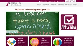 Parallel Education Division - Substitute Teacher Staffing Service