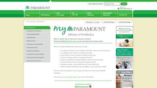 MyParamount - Paramount Health Care