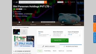 Shri Parasram Holdings PVT LTD, Ashok Vihar 4 - Sri Parasram ...