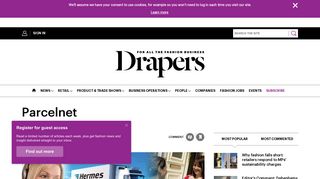 Parcelnet | News | Drapers