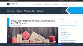 Integrating ParcelBroker with accounting, CRM and ERP systems