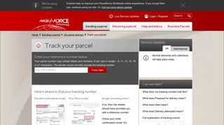 Track Your Parcel | Parcelforce Worldwide