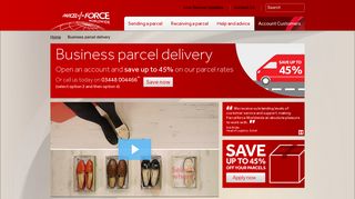 Business Parcel Delivery | Parcelforce Worldwide