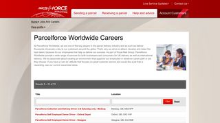 Parcelforce Worldwide Careers - Royal Mail Jobs - Royal Mail Group