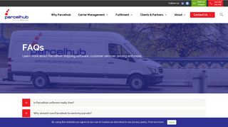 FAQs | Parcelhub Shipping Software, Customer Services & Pricing