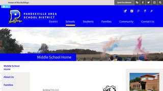 Pardeeville Area School District - Middle School Home