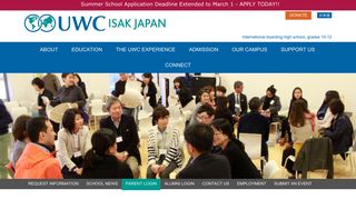 Parent Login - UWC ISAK Japan