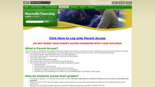 Parent Access / Parent Access - Montville Township Public Schools