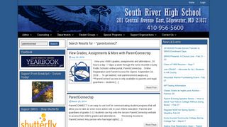 parentconnect | Search Results | South River High School