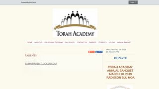 Parents - Torah Academy