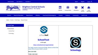 Portal Page / Parent Portal - Brighton Central School District