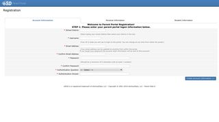 Parent Portal Registration - eSchoolData