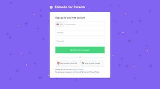 Parent Sign Up | Edmodo