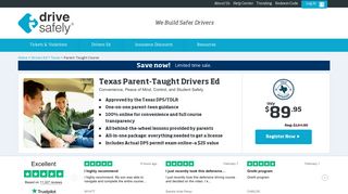 Texas Parent Taught Drivers Ed – Online - I Drive Safely