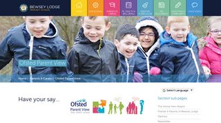 Ofsted Parent View - Bewsey Lodge Primary School