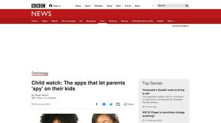 Child watch: The apps that let parents 'spy' on their kids - BBC News