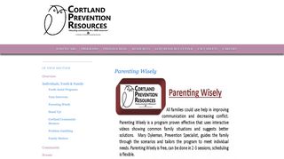 Parenting Wisely - Cortland Prevention Resources