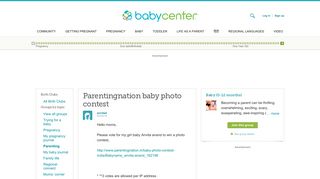 Parentingnation baby photo contest - Baby (0-12 months ...