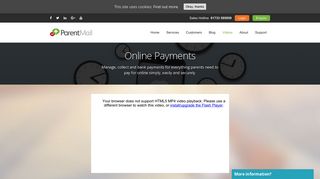 Online Payments - ParentMail
