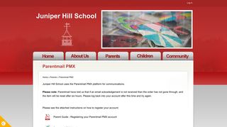 Parentmail PMX | Juniper Hill School