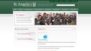 Parent Pay - St Angela's Ursuline School