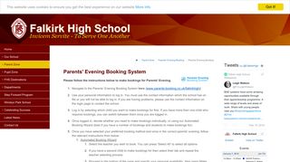 Falkirk High School - Parents Evening Booking