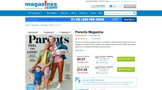 Parents Magazine Subscription Discount | Magazines.com