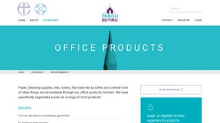 Parish Buying - Office Products