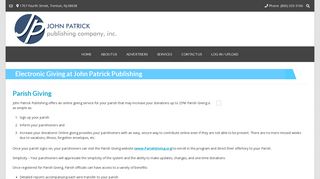 Parish Giving - John Patrick Publishing Company