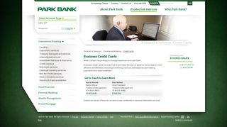 Commercial Credit Card Services| Park Bank