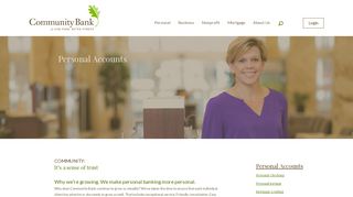 Community Bank of Oak Park River Forest | Personal Accounts