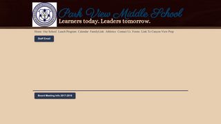 Park View Middle School - Staff Email Login