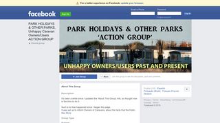 PARK HOLIDAYS & OTHER PARKS, Unhappy Caravan Owners ...