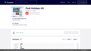 Park Holidays UK Reviews | Read Customer Service Reviews of www ...