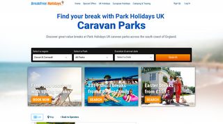 Park Holidays UK caravan holidays across the UK - BreakFree Holidays