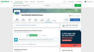Park Nicollet Health Services Employee Benefit: Health Insurance ...
