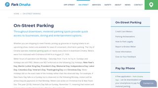 On-Street Parking – Park Omaha