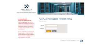 Customer Portal | Park Place Technologies