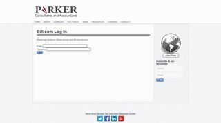 Parker Consultants: Bill.com Log In