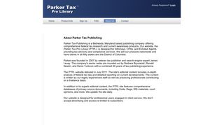 Parker Tax Publishing - Professional Tax Research Solutions ...