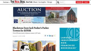 Blackstone Group | Parker Towers | Jack Parker - The Real Deal