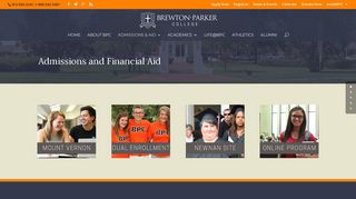 Admissions - Brewton-Parker College