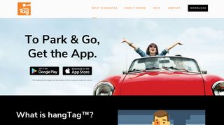 hangTag - To Park & Go, Get the App
